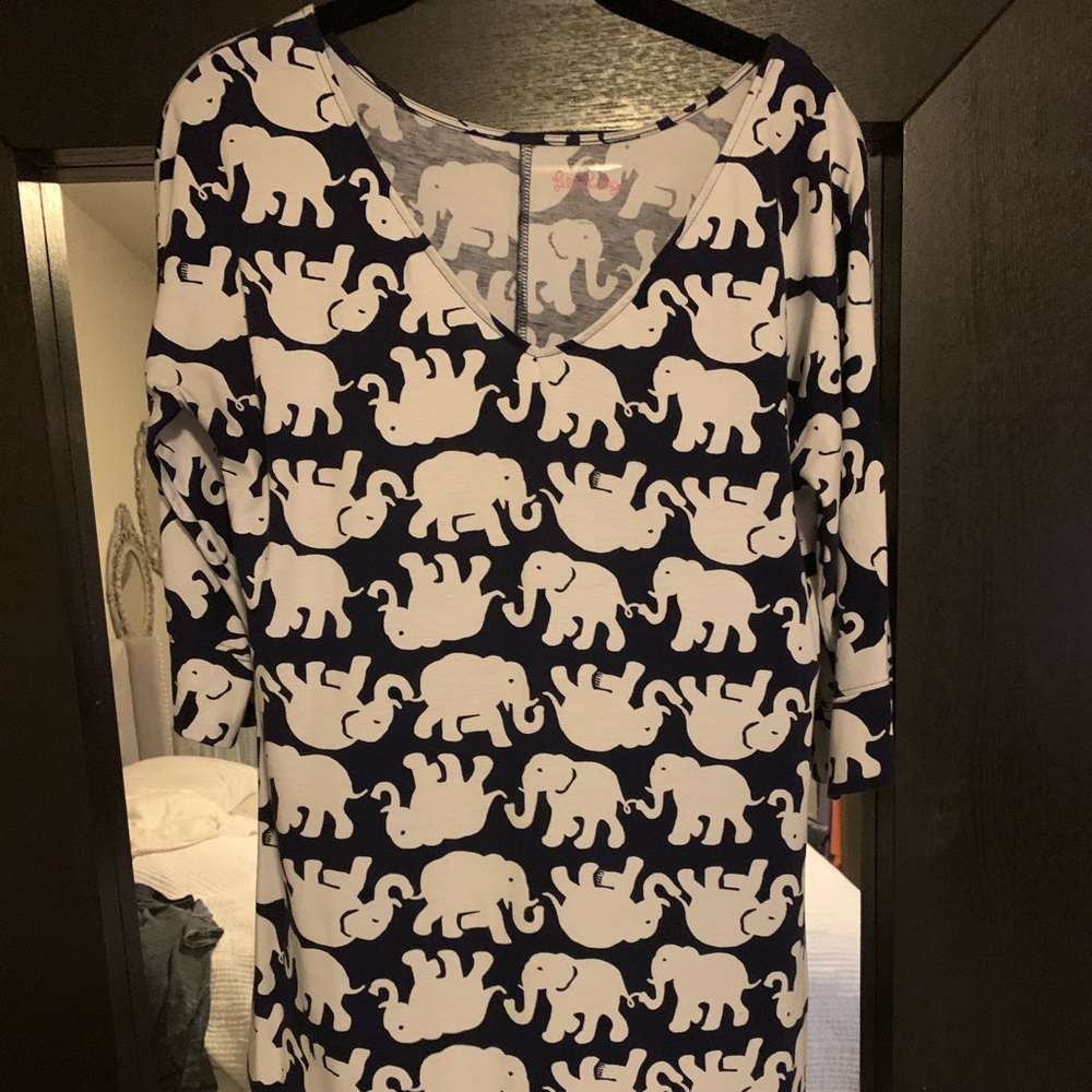 Lilly Pulitzer elephant dress